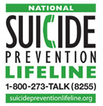 National Suicide Prevention Lifeline 1-800-273-8255