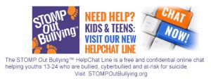 Stomp-Out-Bullying online helpchat line for kids and teens